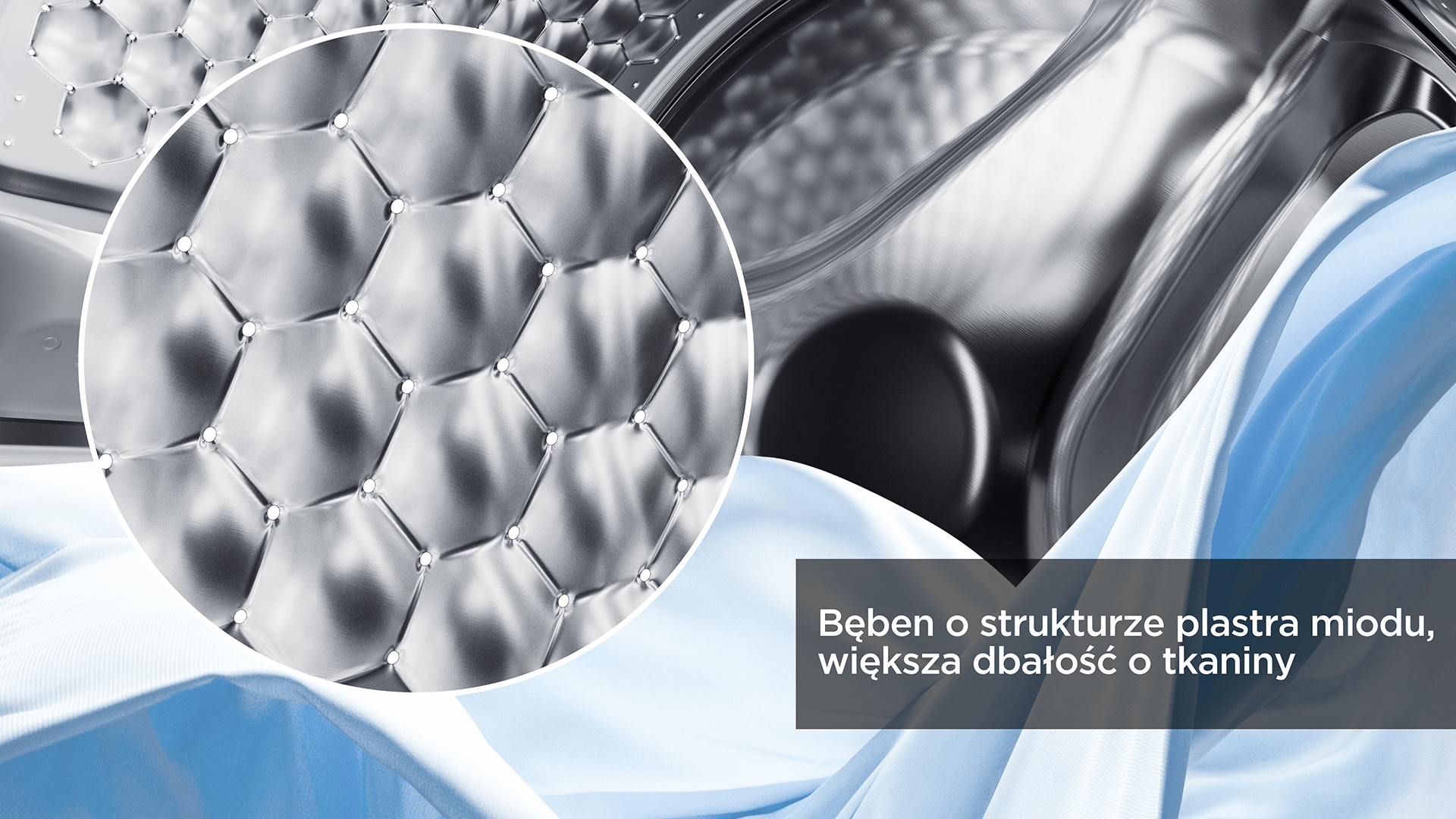 Bęben o strukturze plastra miodu