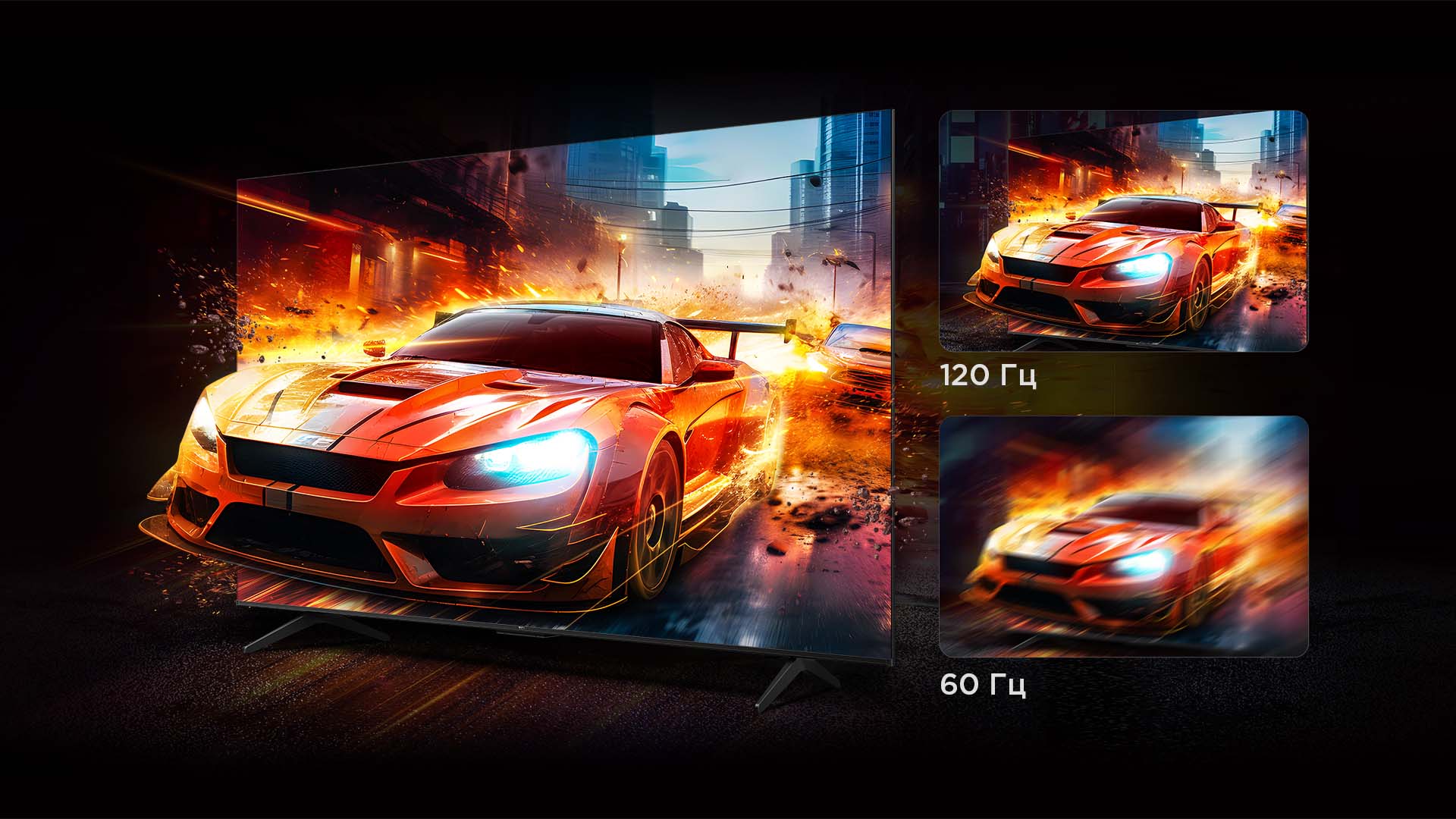 120Hz Game Accelerator of C655 Pro TV 