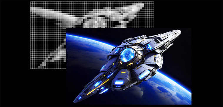 TCL 27R73Q HDR Monitor 1100+ Local Dimming Zones