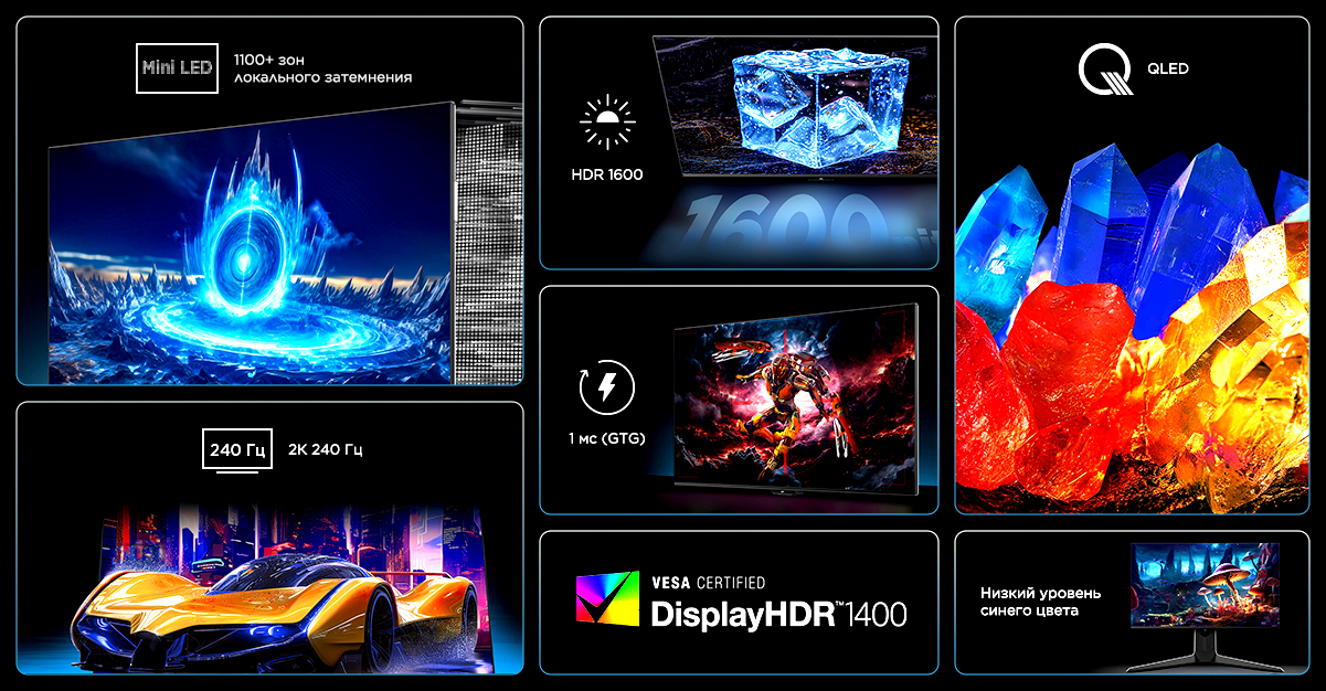 TCL 27R73Q HDR Professional Monitor Features
