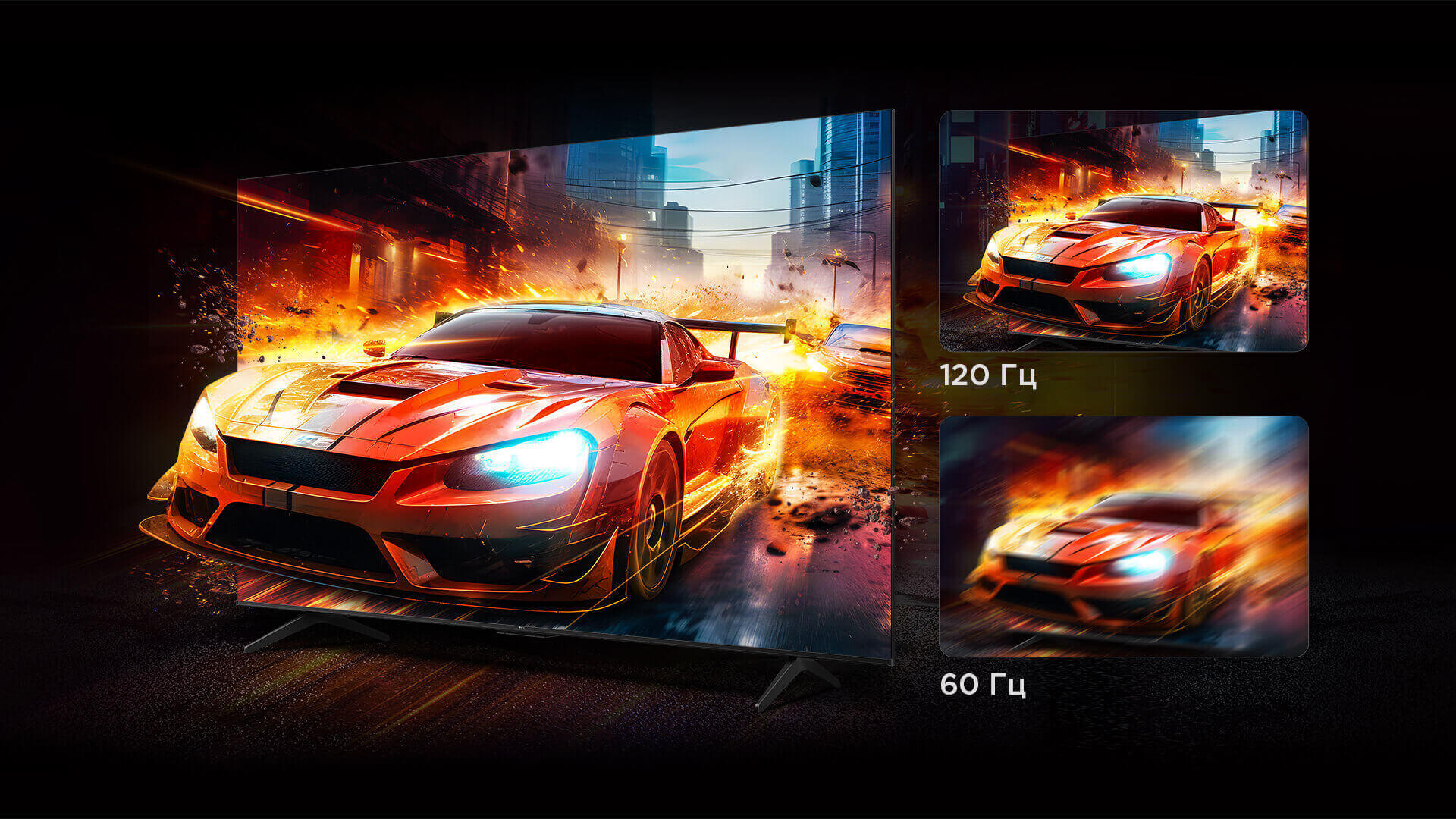 120Hz Game Accelerator of C655 Pro TV 