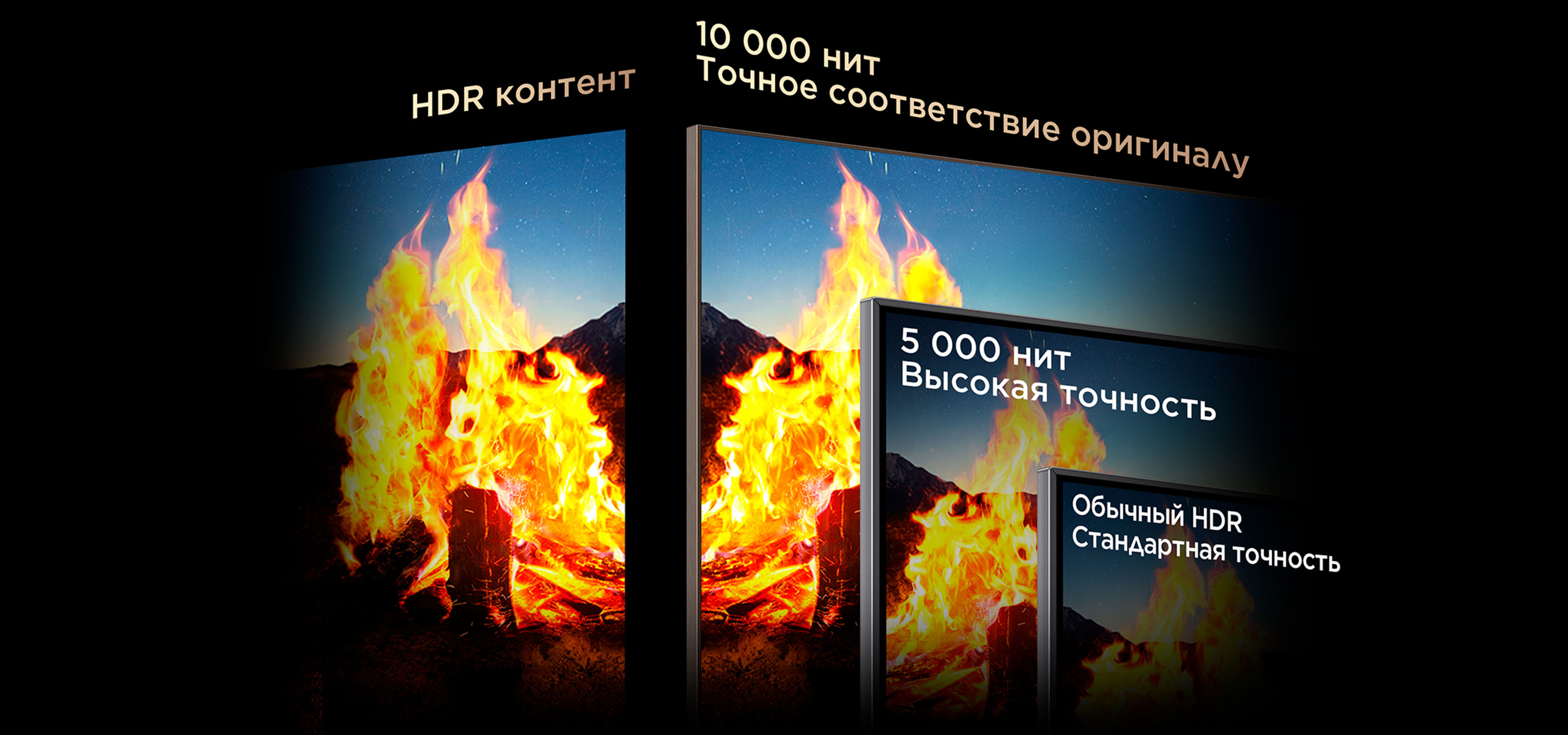 TCL X11L 10000nits True to Original Vs Common 