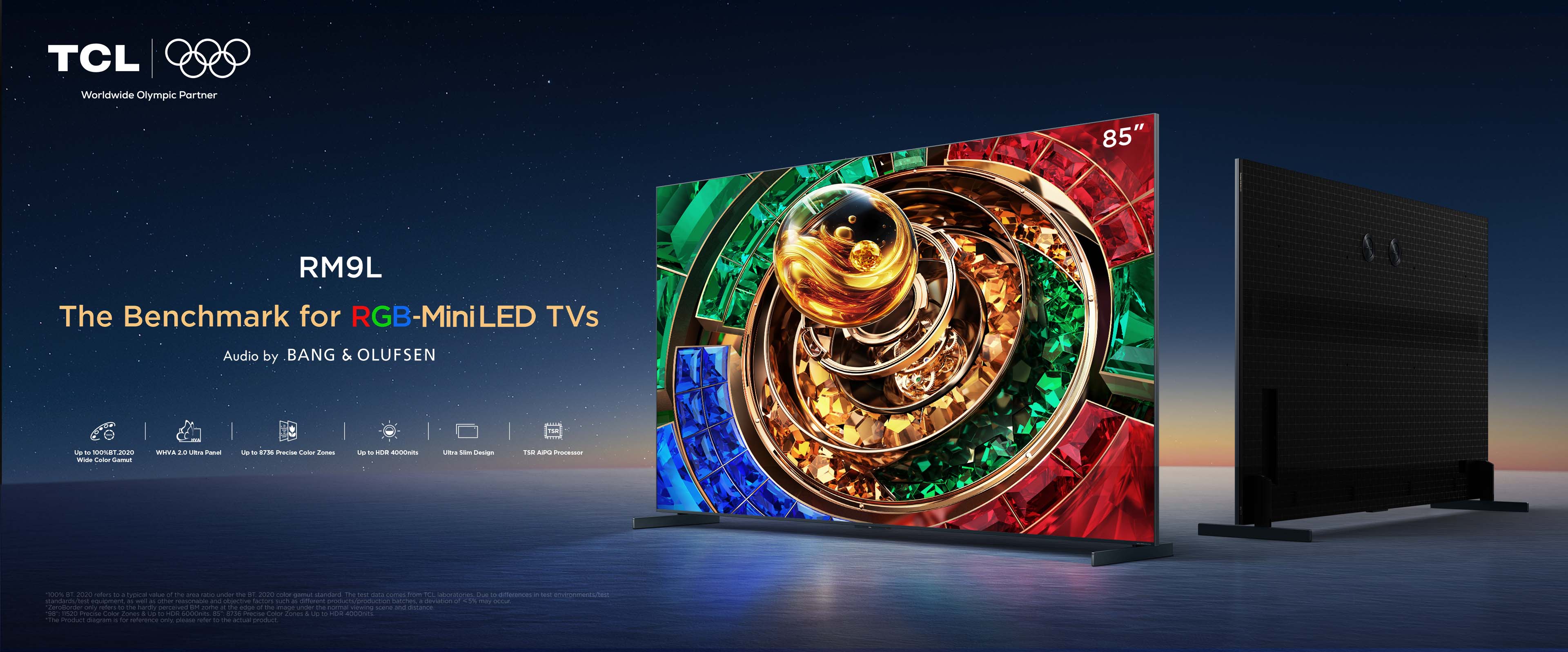 乐竟体育 RM9L RGB-Mini LED TV - The Benchmark for RGB-Mini LED TV