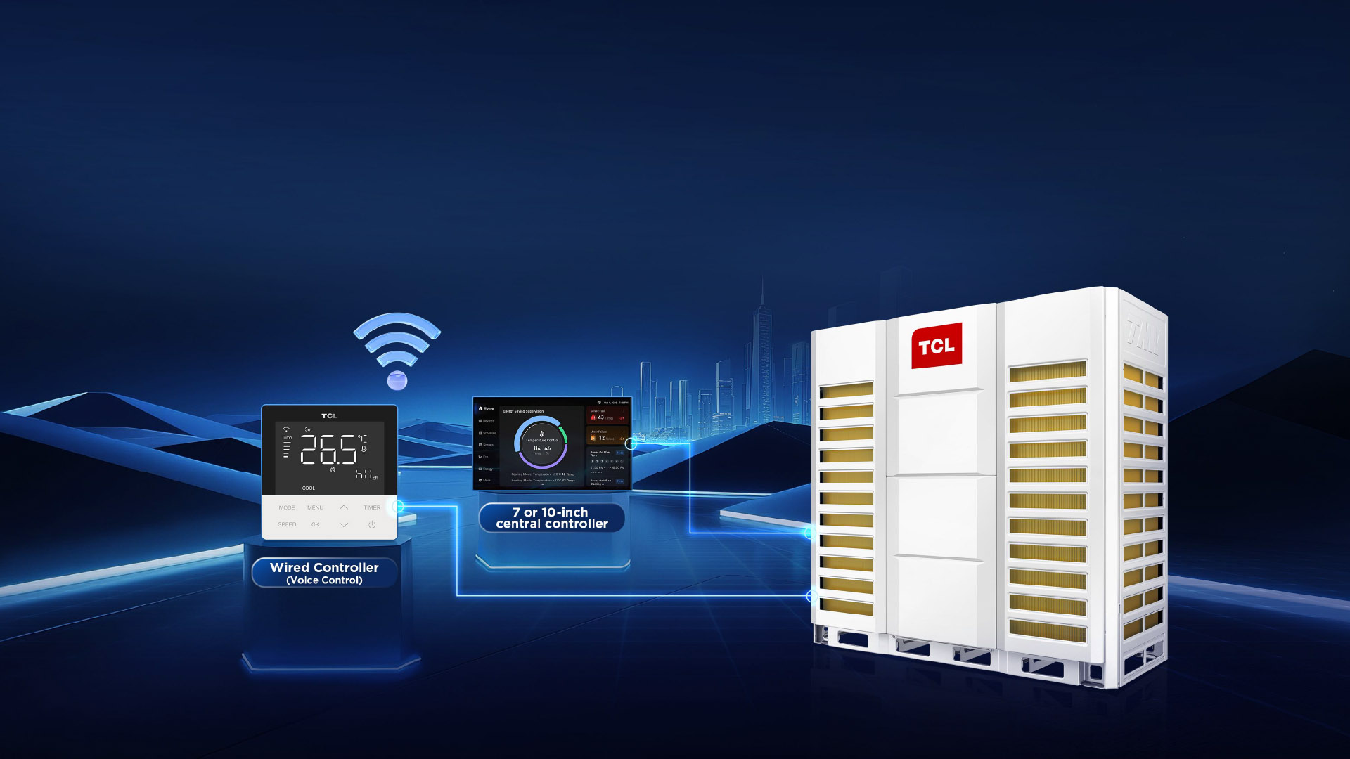 TCL TMV6+ Intelligent VRF Enhanced vapor injection technology