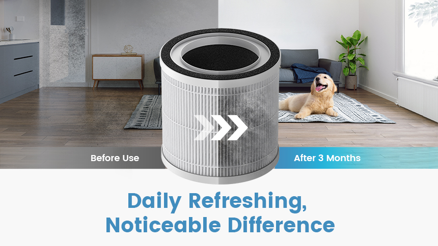 TCL air purifier breeva A1W filter