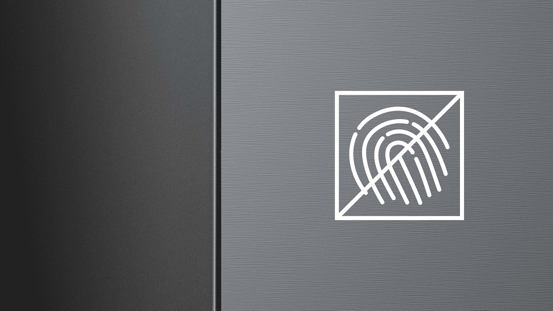 Matt stainless steel doors: resistant to fingerprints and scratches