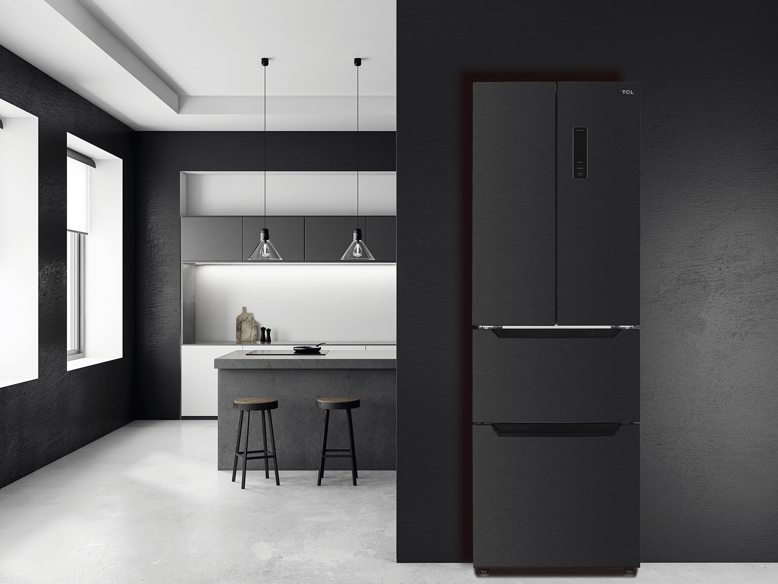 TCL French Door Fridge Freezer