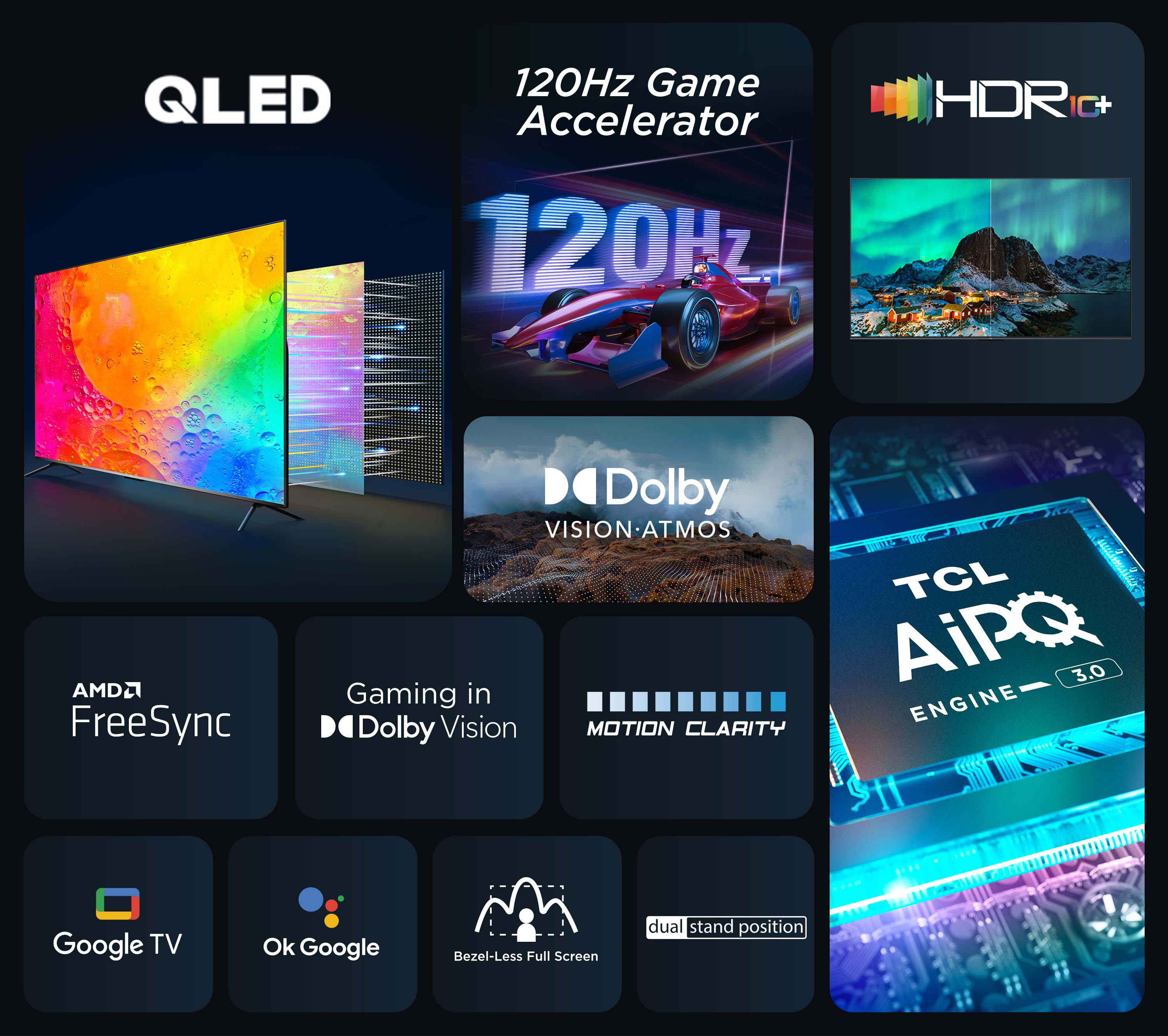 TCL C645K QLED TV Features