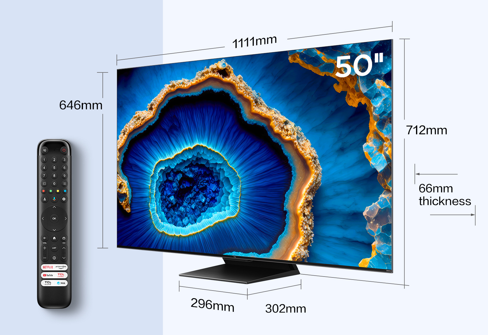 TCL 50インチ 4Kスマートテレビ TCL 50 インチ テレビ - コンパクト 4K スマートテレビ | TCL JAPAN