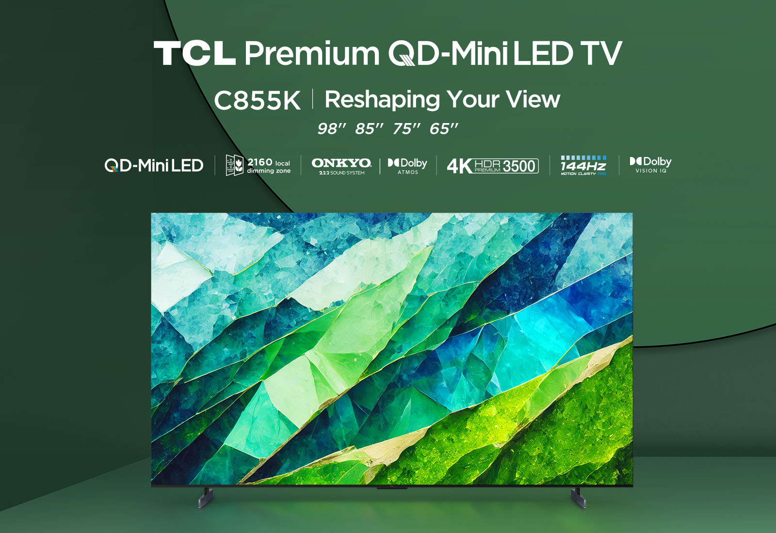 QD-Mini LED 4K TV 98 inches - C855K - TCL UK