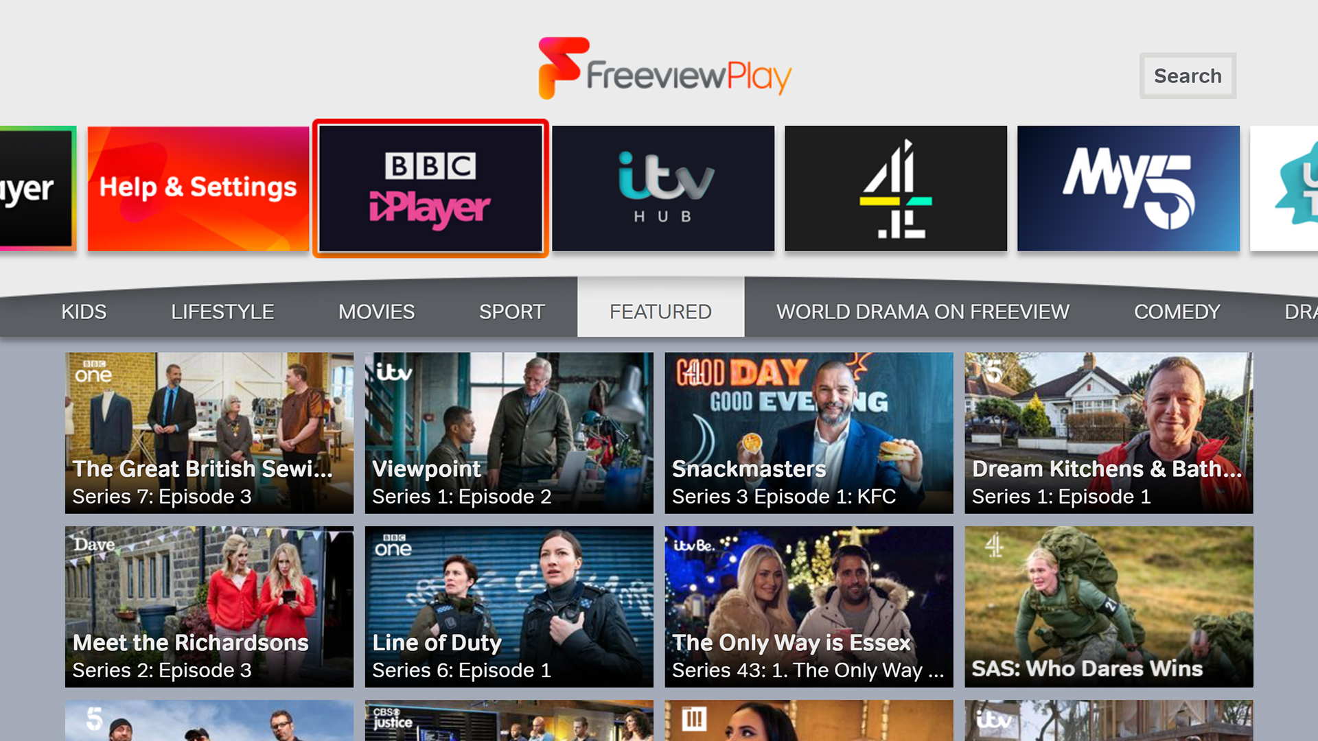 TCL TV P638k Freeview Play