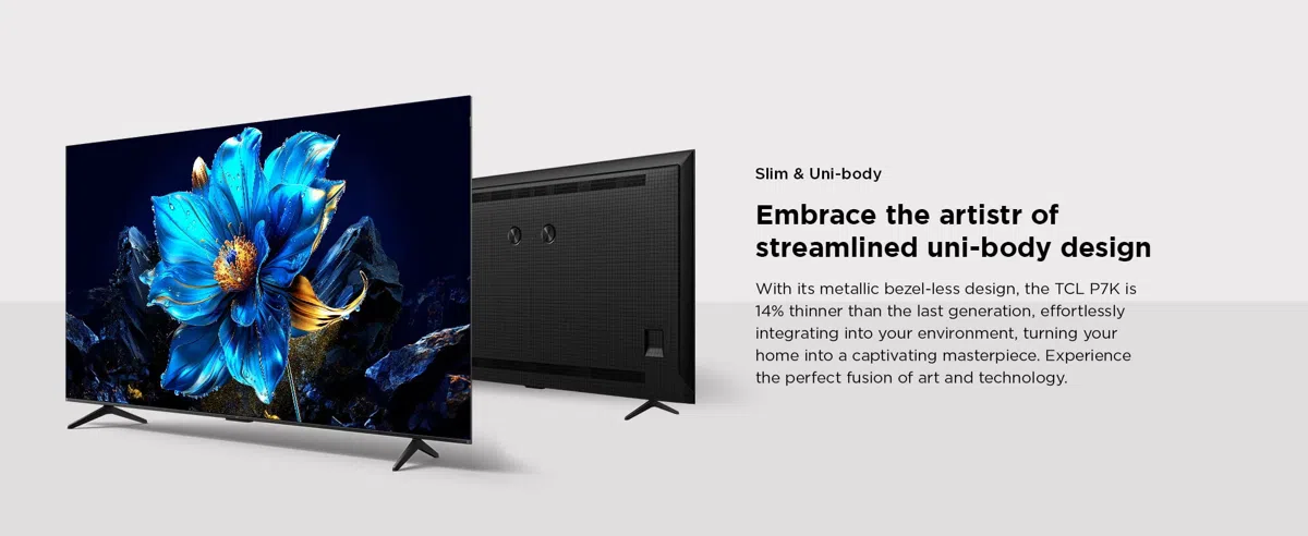 TCL 55Inch Smart TV Black 55P7K