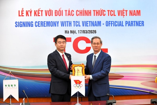 TCL và Ủy ban Olympic Việt Nam chính thức thiết lập quan hệ hợp tác