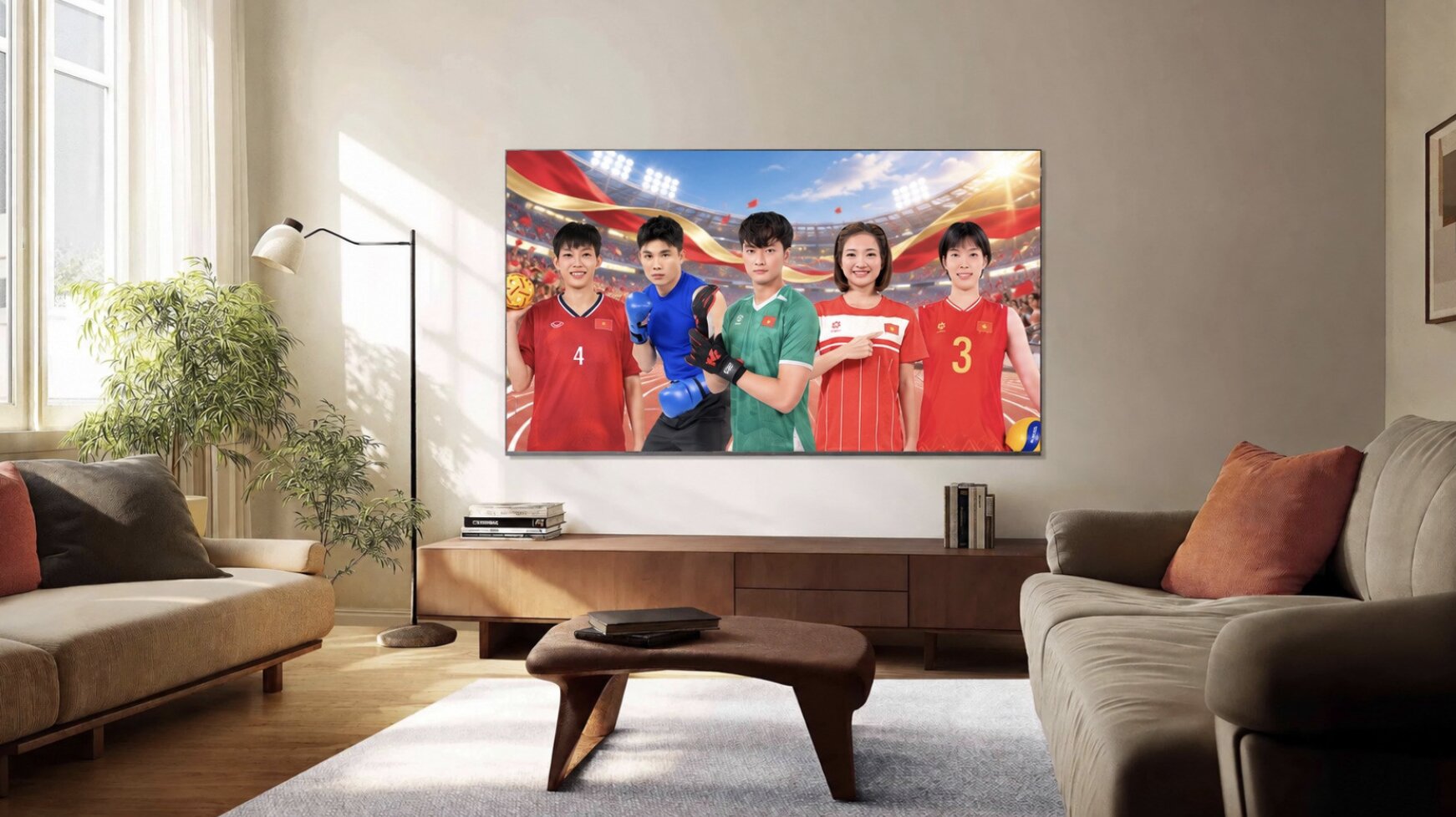 TCL P8LS dong hanh Asiad 2026