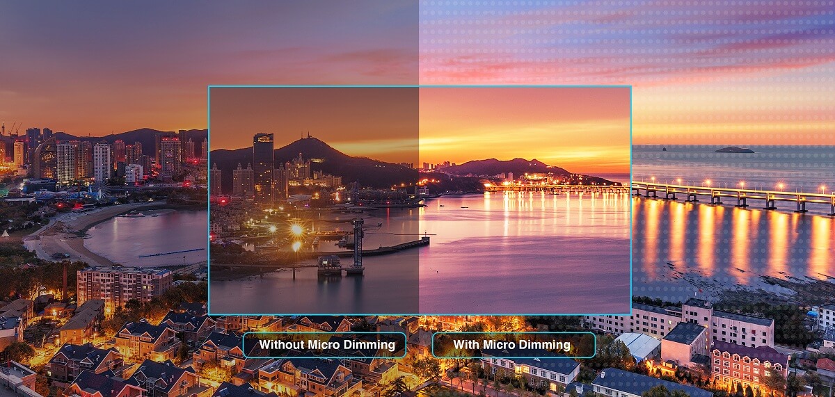 TCL P618 Micro-Dimming