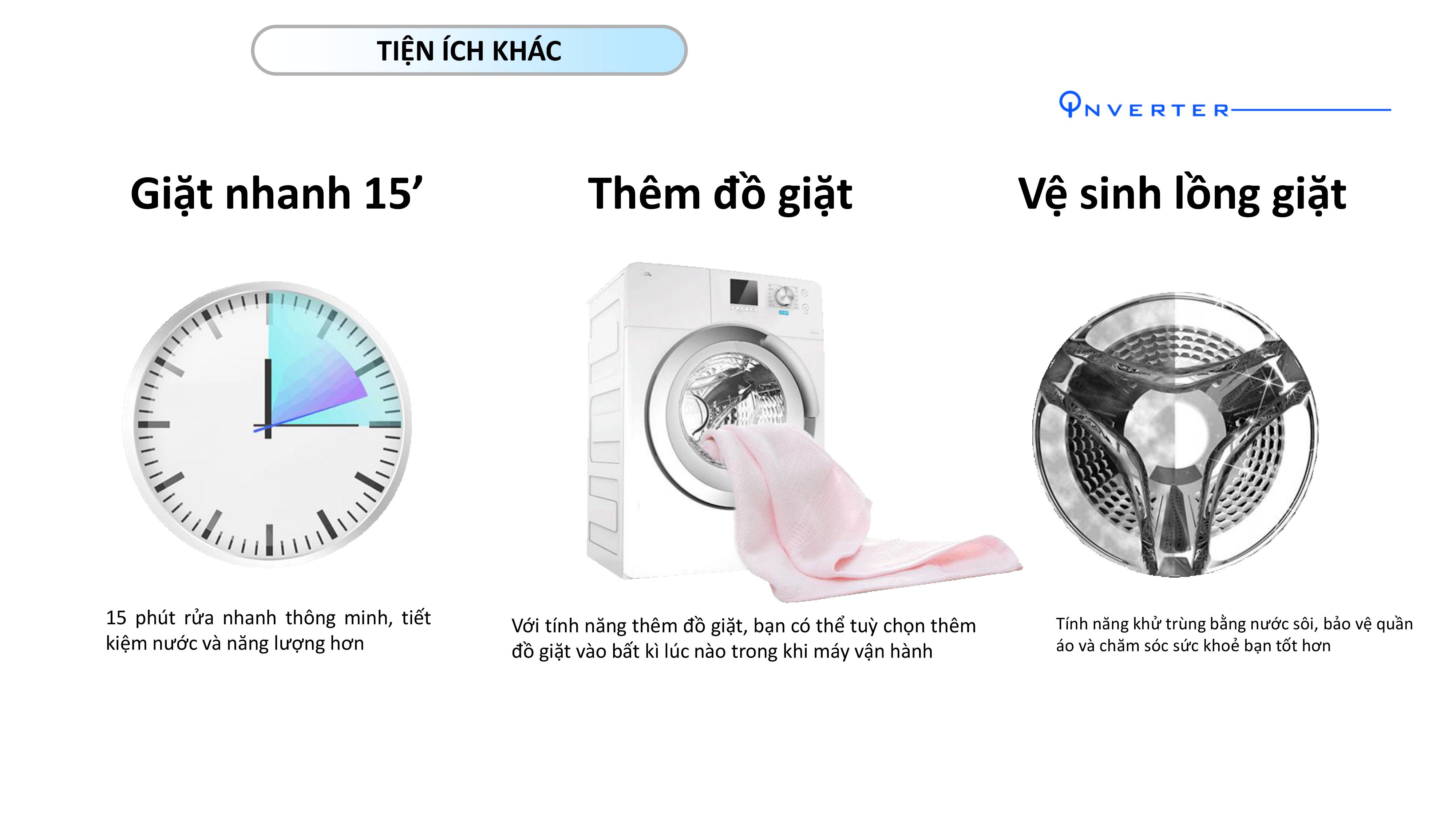 TCL washing-machine k08 Feature