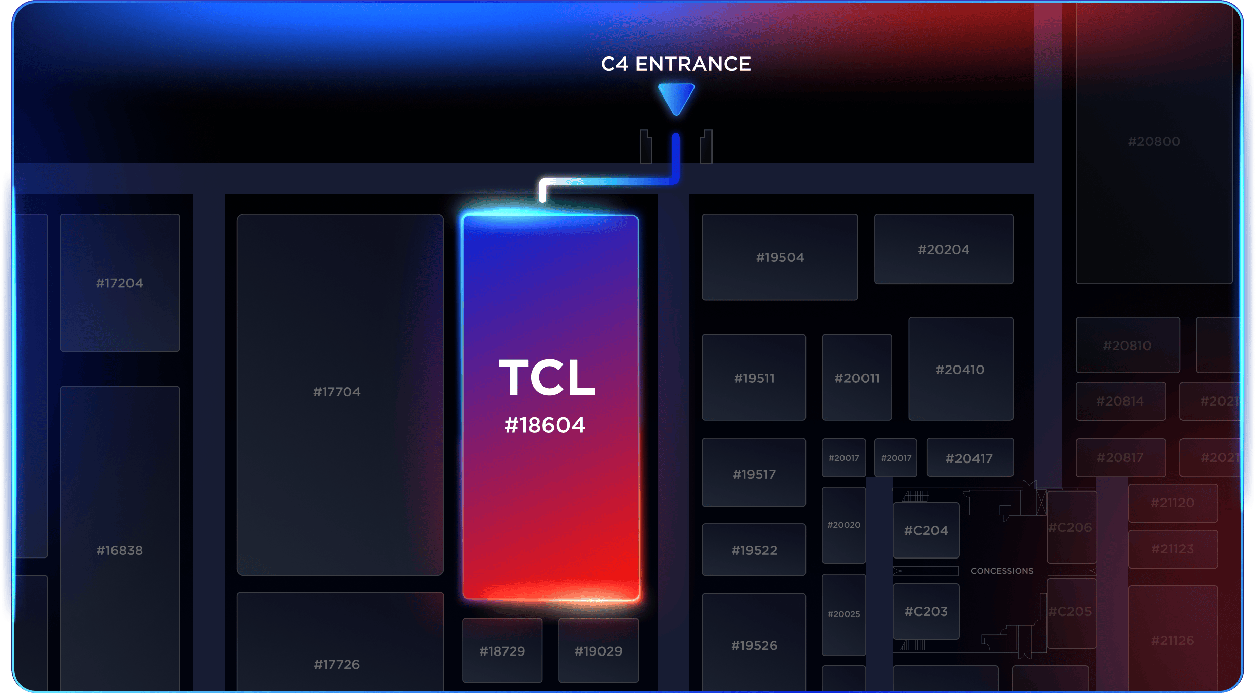 TCL CES 2026 Booth Location- #18604, Central Hall, Lvcc, Las Vegas