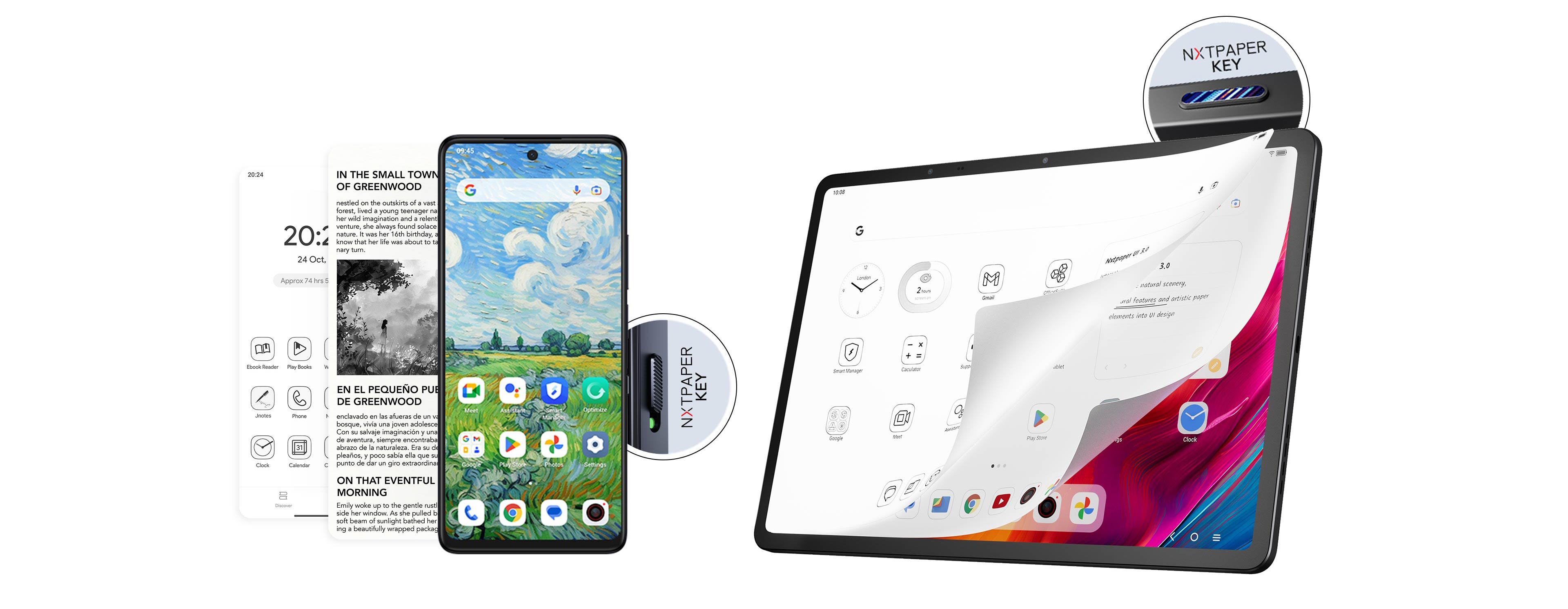 Por si te pilla otro apagón TCL te trae la solución - NXTPAPER key