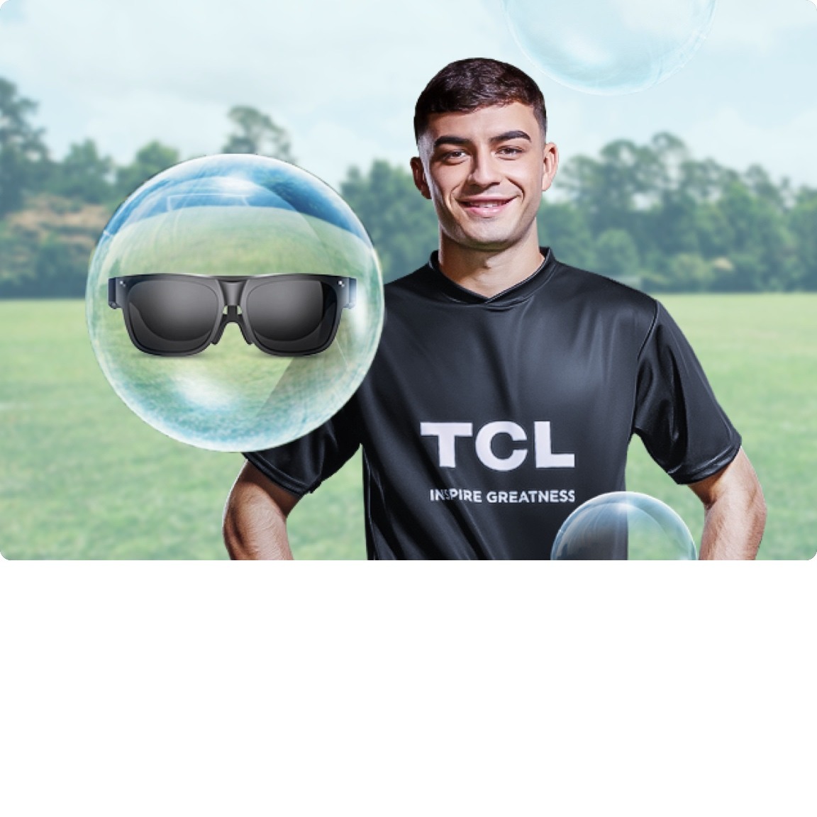 Óculos TCL Leve e Portátil