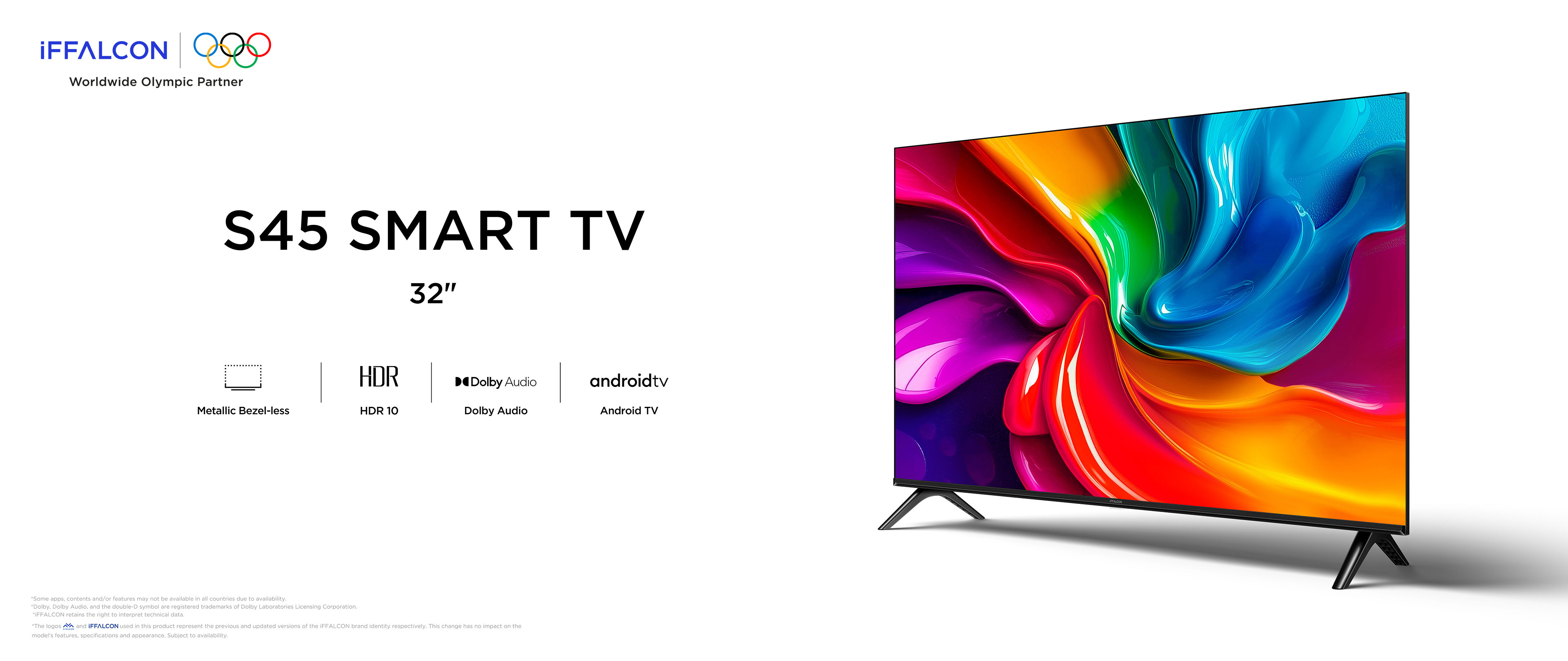 iFFALCON S45 HD SMART TV- 32 inch TV