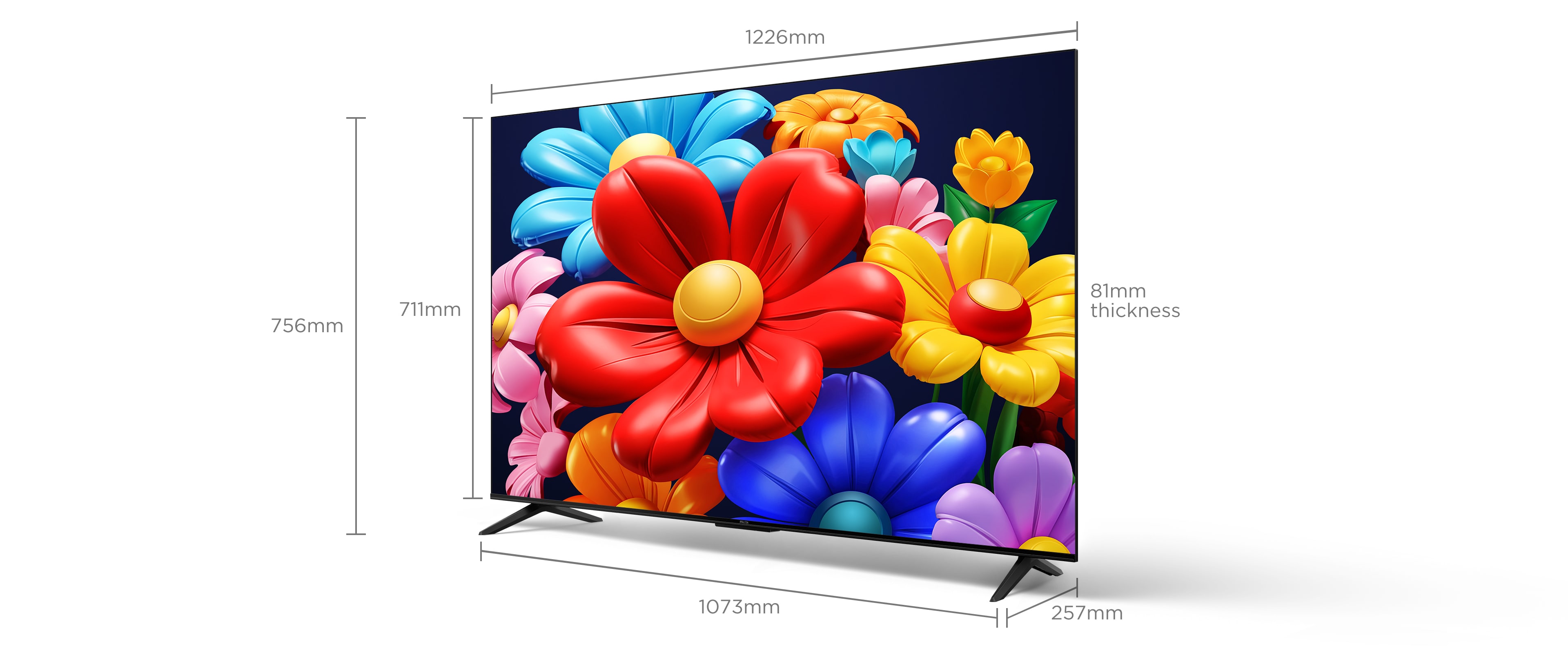 U64 4K UHD Google TV Screen Size 55