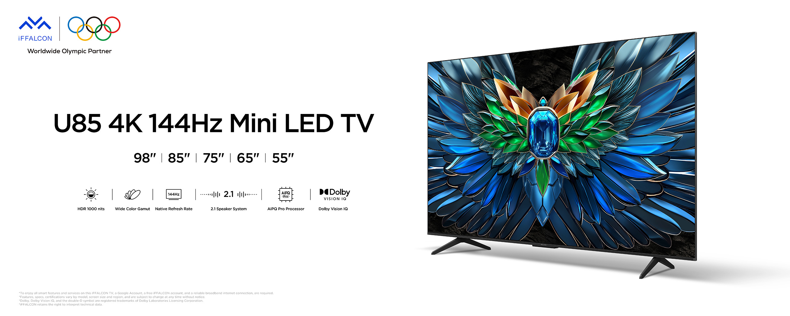iFFALCON フルハイビジョンスマート液晶テレビ S53 iFFALCON スマート Google TV S53 | IFFALCON Japan / Japan