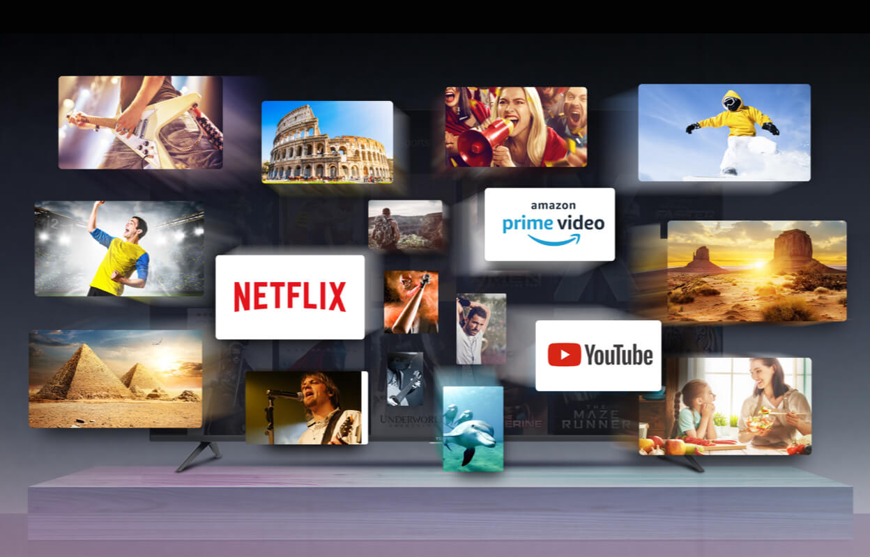 iFFALCON F2A TV YouTube Netflix Prime Video