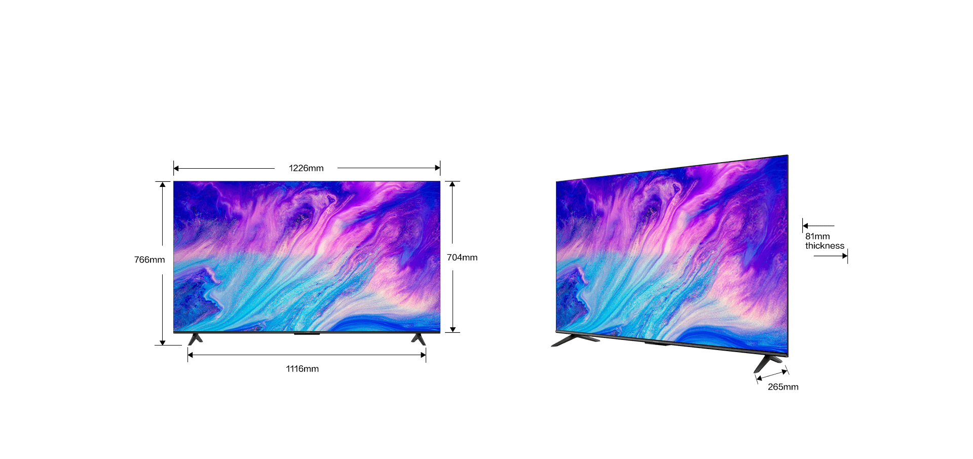 iFFALCON U62 4K HDR TV 55 inch