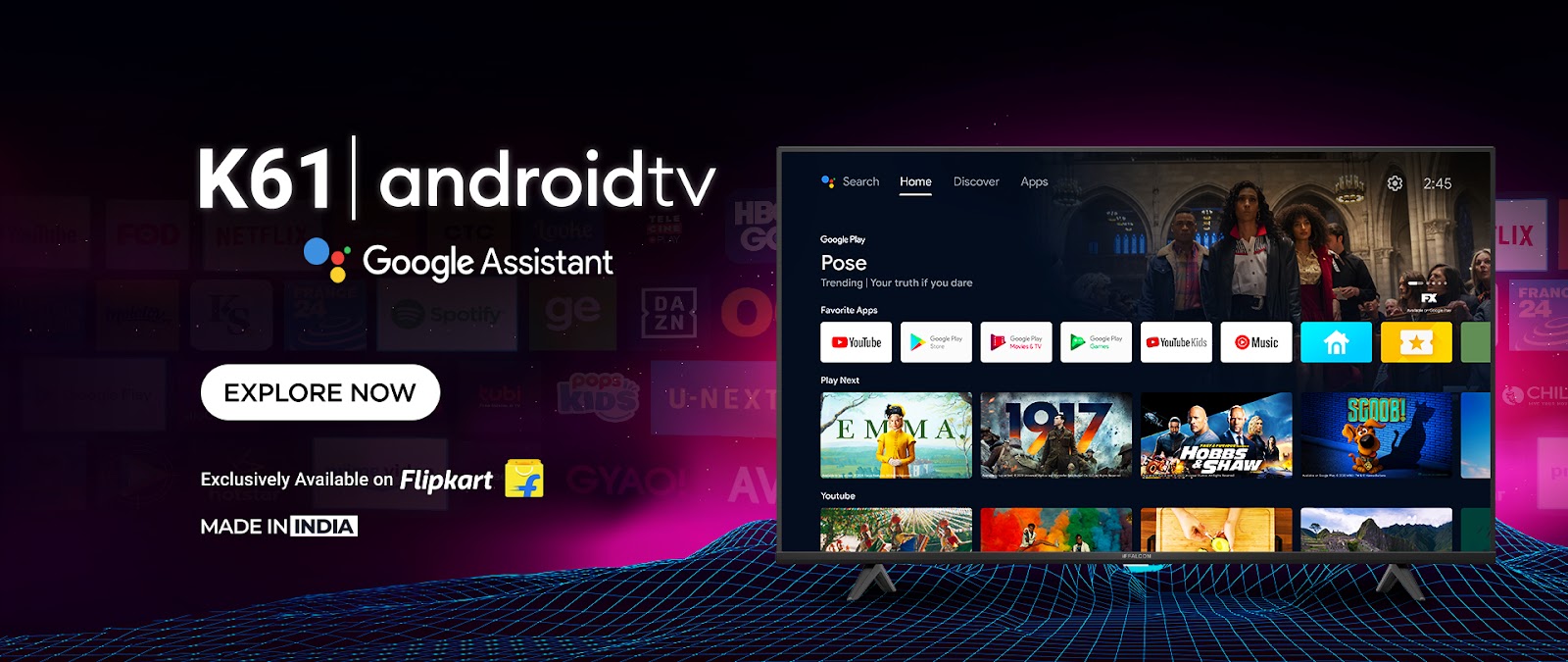 iFFALCON K61 Android TV Google Assistant
