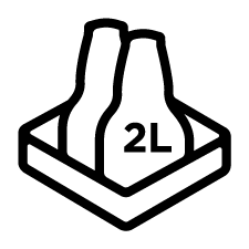 Пространство для бутылок объемом 2 л