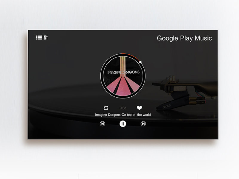 iFFALCON F52 TV Google Play Music