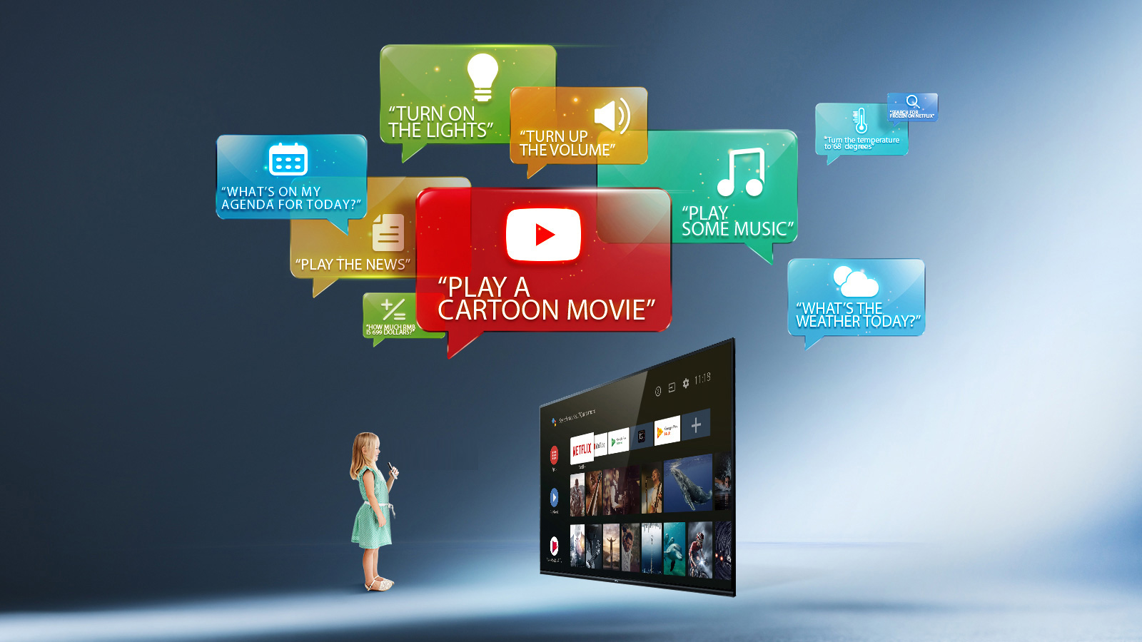 iFFALCON F52 TV TCL Google Assistant