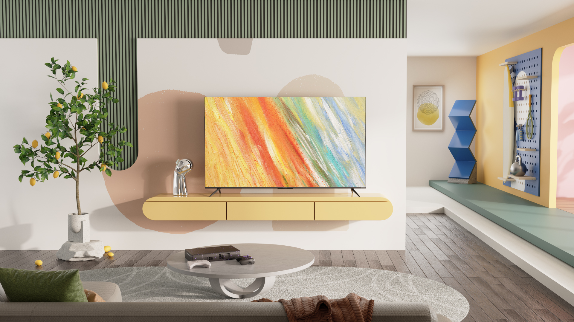 iFFALCON Q72 TV Aesthetical Design Fits Every Space