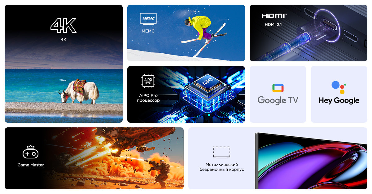 iFFALCON U64 4K UHD Google TV Top Characteristics