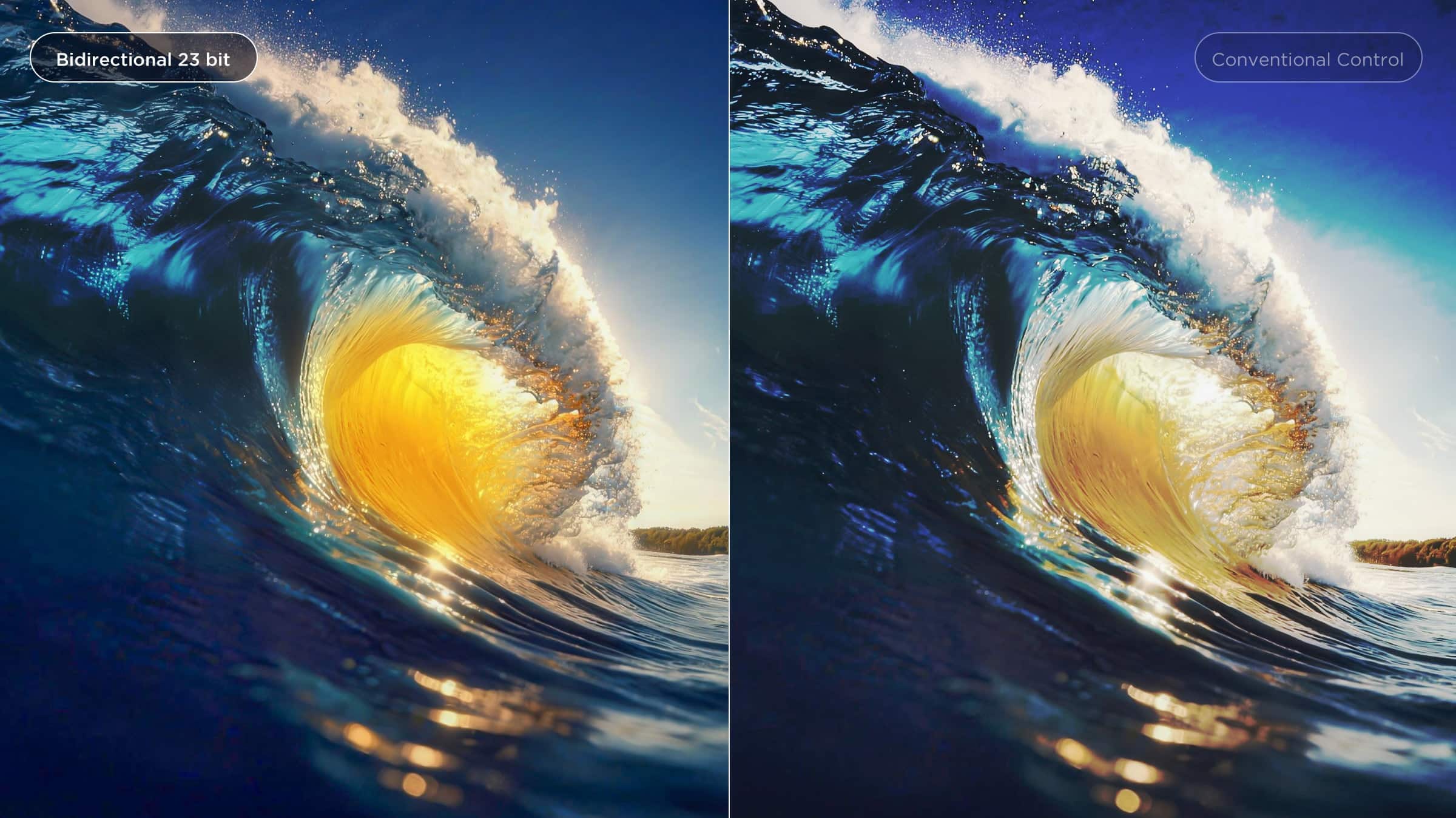 iFFALCON U95A Bidirectional 23 bit precision control technology